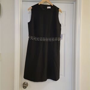 RED Valentino black dress size 46 12/14 NWT